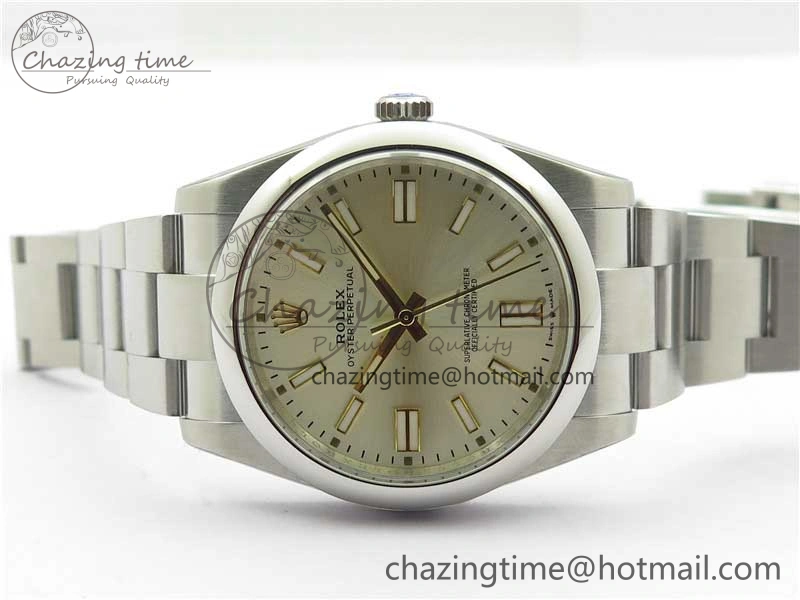 Oyster Perpetual 41mm 124300 ROF 1:1 Best Edition 904L Steel Silver Dial on SS Bracelet A2824