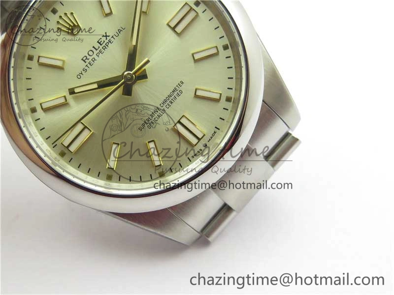 Oyster Perpetual 41mm 124300 ROF 1:1 Best Edition 904L Steel Silver Dial on SS Bracelet A2824