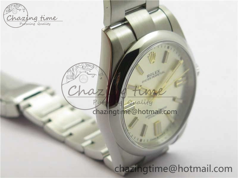 Oyster Perpetual 41mm 124300 ROF 1:1 Best Edition 904L Steel Silver Dial on SS Bracelet A2824