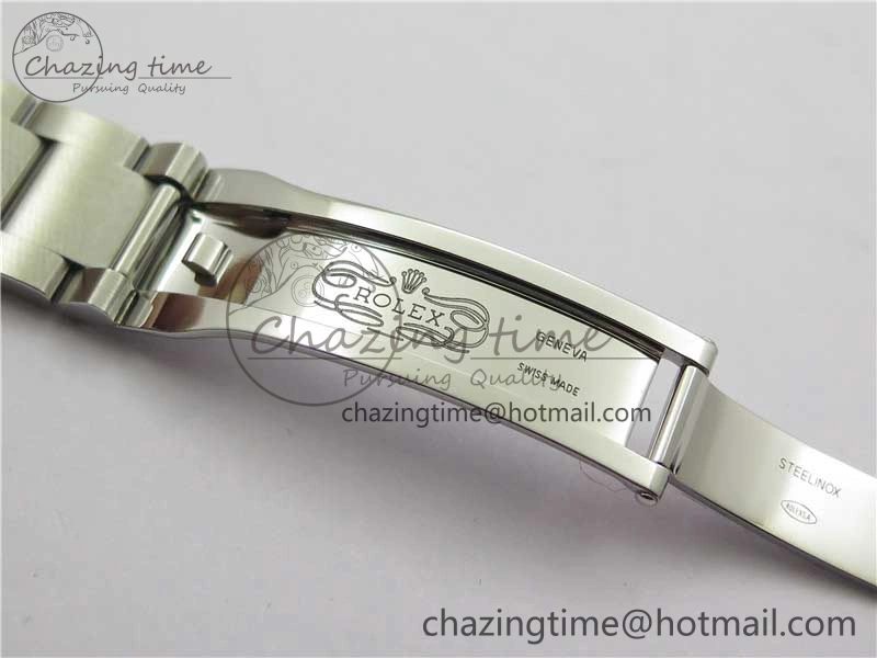 Oyster Perpetual 41mm 124300 ROF 1:1 Best Edition 904L Steel Yellow Dial on SS Bracelet A2824