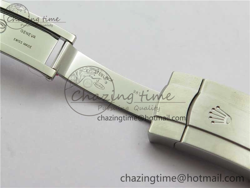 Oyster Perpetual 41mm 124300 ROF 1:1 Best Edition 904L Steel Yellow Dial on SS Bracelet A2824