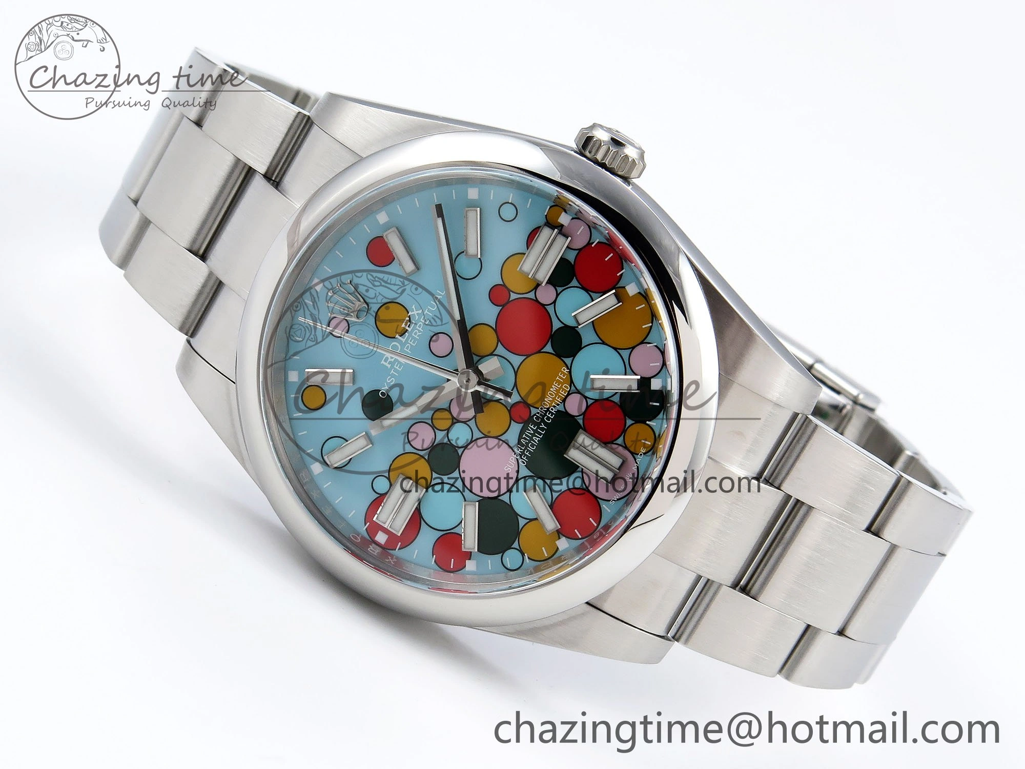 Oyster Perpetual 41mm 126000 Clean 1:1 Best Edition 904L Steel Celebration Dial on SS Bracelet VR3230