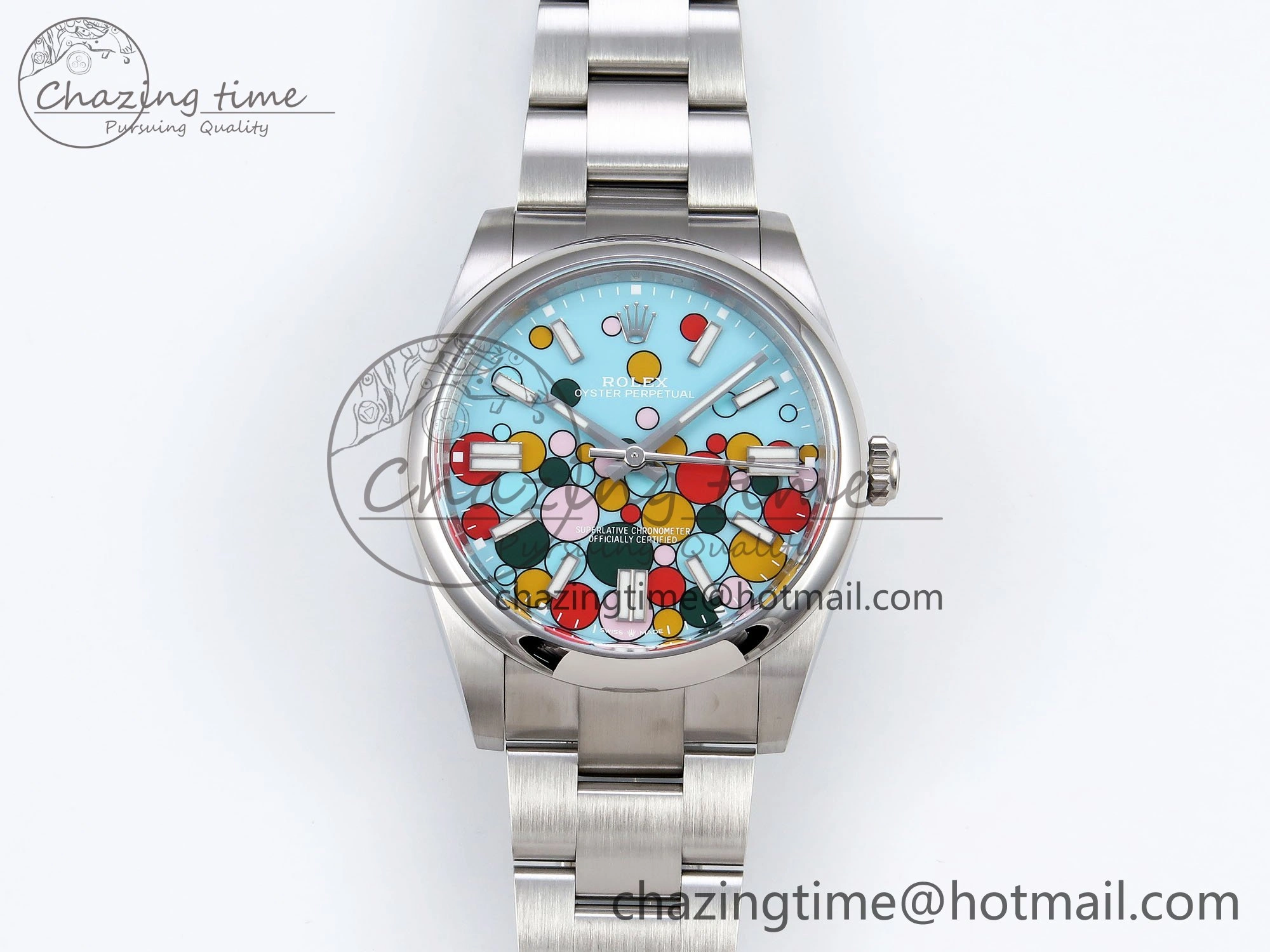 Oyster Perpetual 41mm 126000 Clean 1:1 Best Edition 904L Steel Celebration Dial on SS Bracelet VR3230