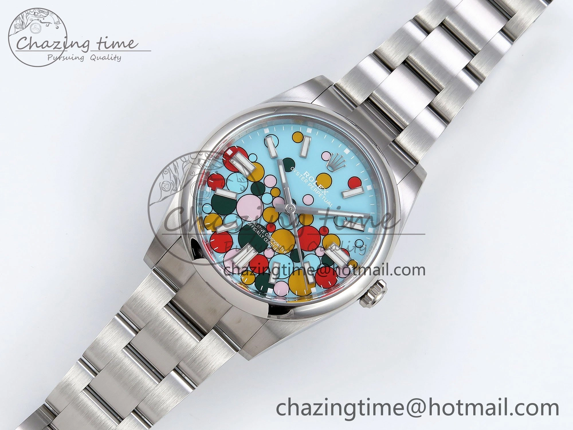 Oyster Perpetual 41mm 126000 Clean 1:1 Best Edition 904L Steel Celebration Dial on SS Bracelet VR3230