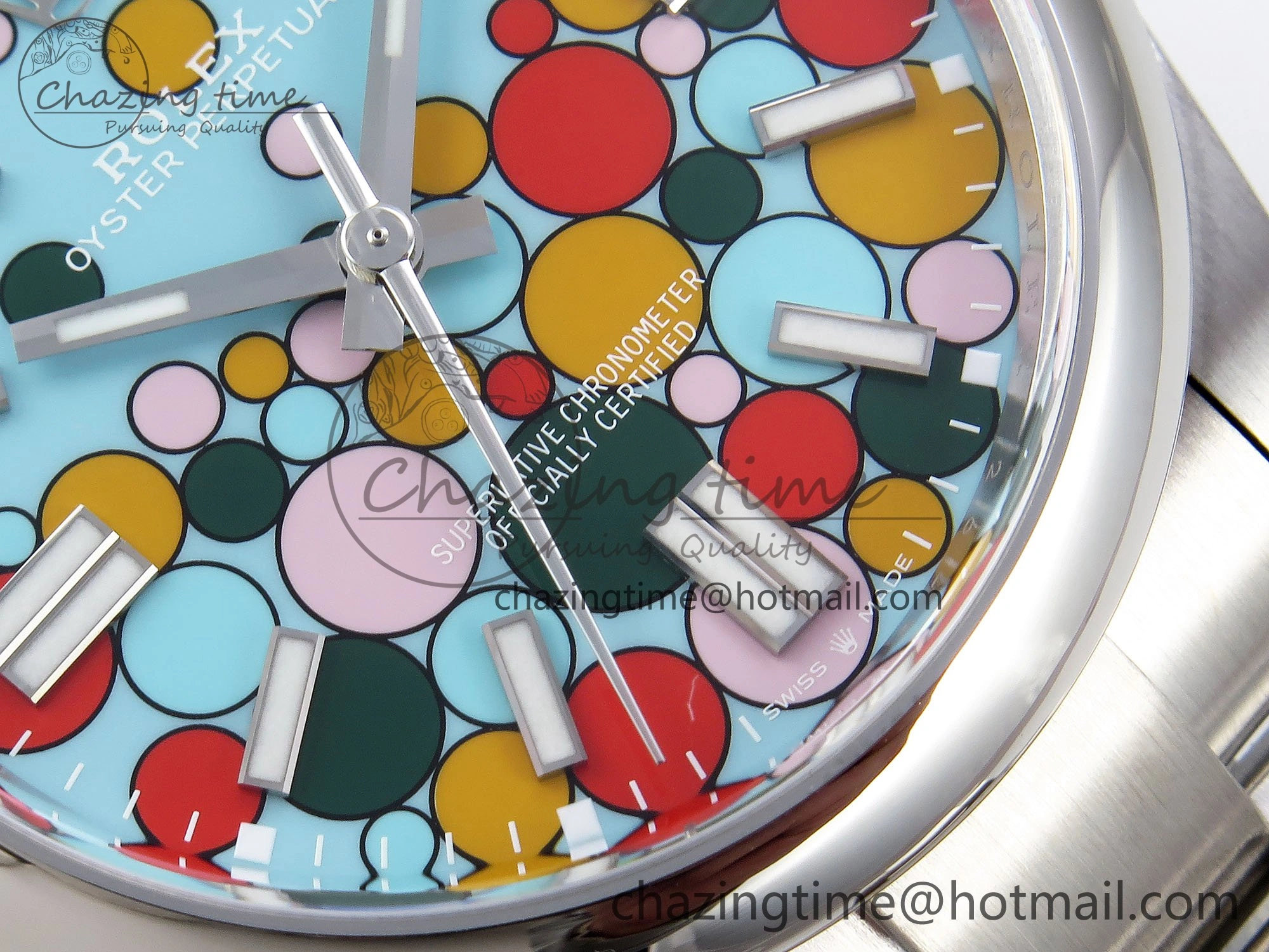 Oyster Perpetual 41mm 126000 Clean 1:1 Best Edition 904L Steel Celebration Dial on SS Bracelet VR3230