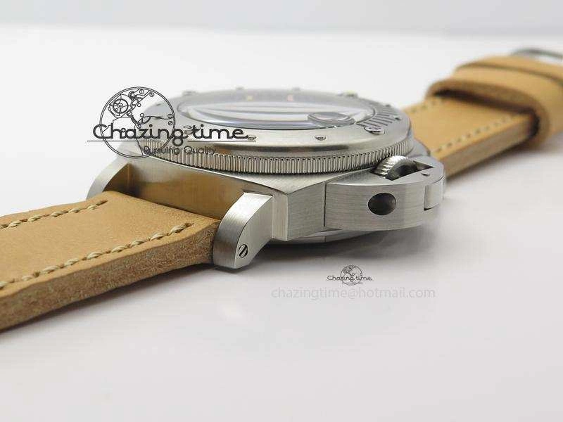 PAM 064C H-Maker 1:1 Best Edition On Asso Leather Strap A7750