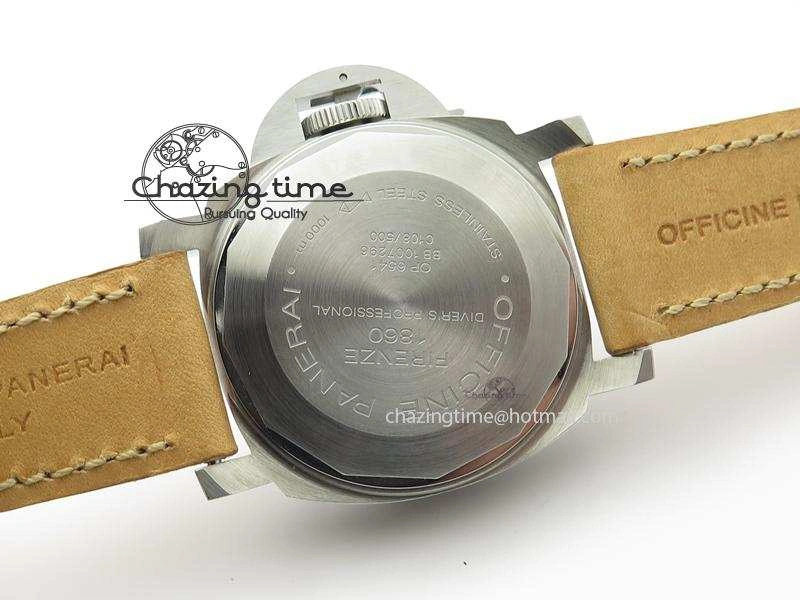 PAM 064C H-Maker 1:1 Best Edition On Asso Leather Strap A7750