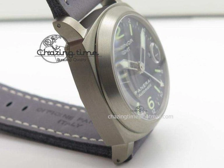 PAM 089 GMT 1:1 H Maker Best Edition on Leather Strap