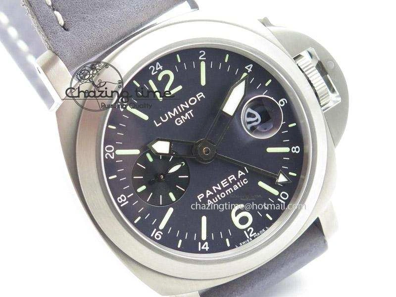 PAM 089 GMT 1:1 H Maker Best Edition on Leather Strap