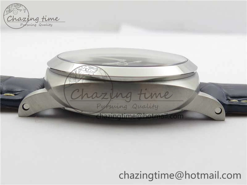 PAM 1033 44mm VSF 1:1 Best Edition Blue Dial on Blue Leather Strap P.9001 Super Clone