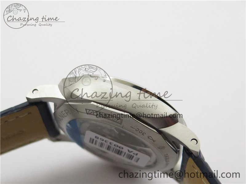 PAM 1033 44mm VSF 1:1 Best Edition Blue Dial on Blue Leather Strap P.9001 Super Clone