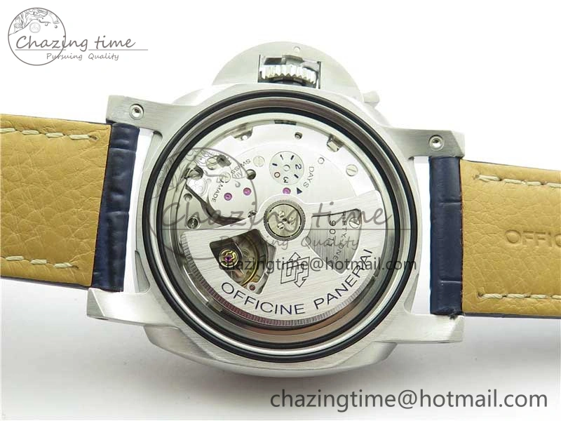 PAM 1033 44mm VSF 1:1 Best Edition Blue Dial on Blue Leather Strap P.9001 Super Clone