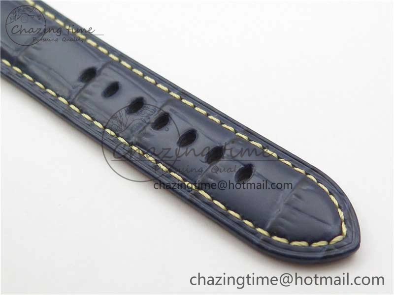PAM 1033 44mm VSF 1:1 Best Edition Blue Dial on Blue Leather Strap P.9001 Super Clone