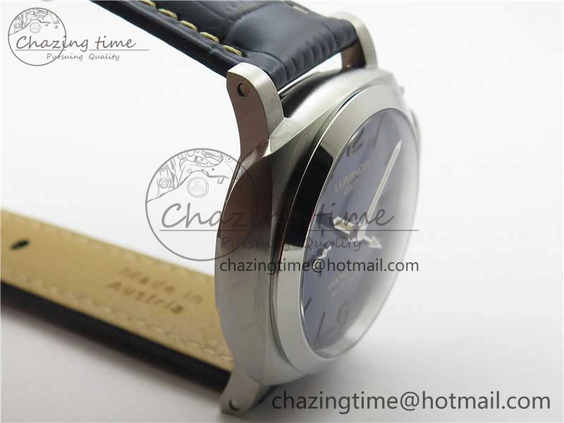 PAM 1033 44mm VSF 1:1 Best Edition Blue Dial on Blue Leather Strap P.9001 Super Clone