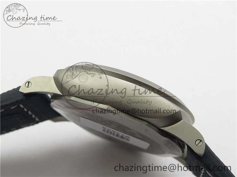 PAM 1117 Ti Case VSF 1:1 Best Edition Blue Dial on Blue Sportech Strap P.9010 Clone (Free Leather Strap)