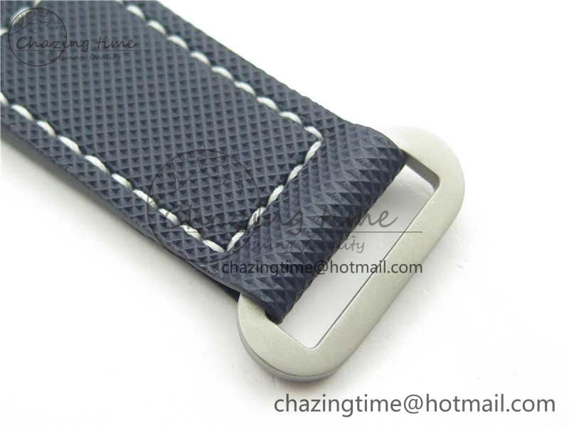 PAM 1117 Ti Case VSF 1:1 Best Edition Blue Dial on Blue Sportech Strap P.9010 Clone (Free Leather Strap)