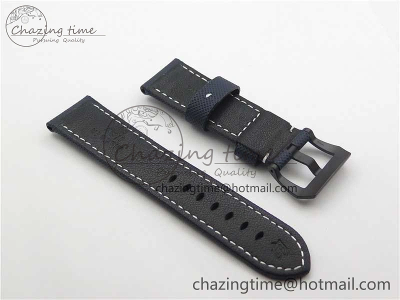 PAM 1117 Ti Case VSF 1:1 Best Edition Blue Dial on Blue Sportech Strap P.9010 Clone (Free Leather Strap)