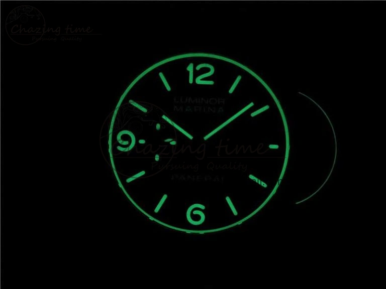 PAM 1117 Ti Case VSF 1:1 Best Edition Blue Dial on Blue Sportech Strap P.9010 Clone (Free Leather Strap)