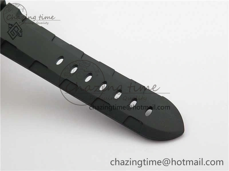 PAM 1209 42mm VSF  Blue Ceramic Bezel 1:1 Best Edition Black Dial on Rubber Strap P.9010 Clone