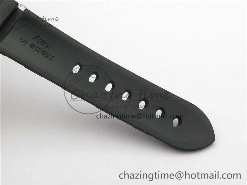 PAM 1209 42mm VSF  Blue Ceramic Bezel 1:1 Best Edition Black Dial on Rubber Strap P.9010 Clone