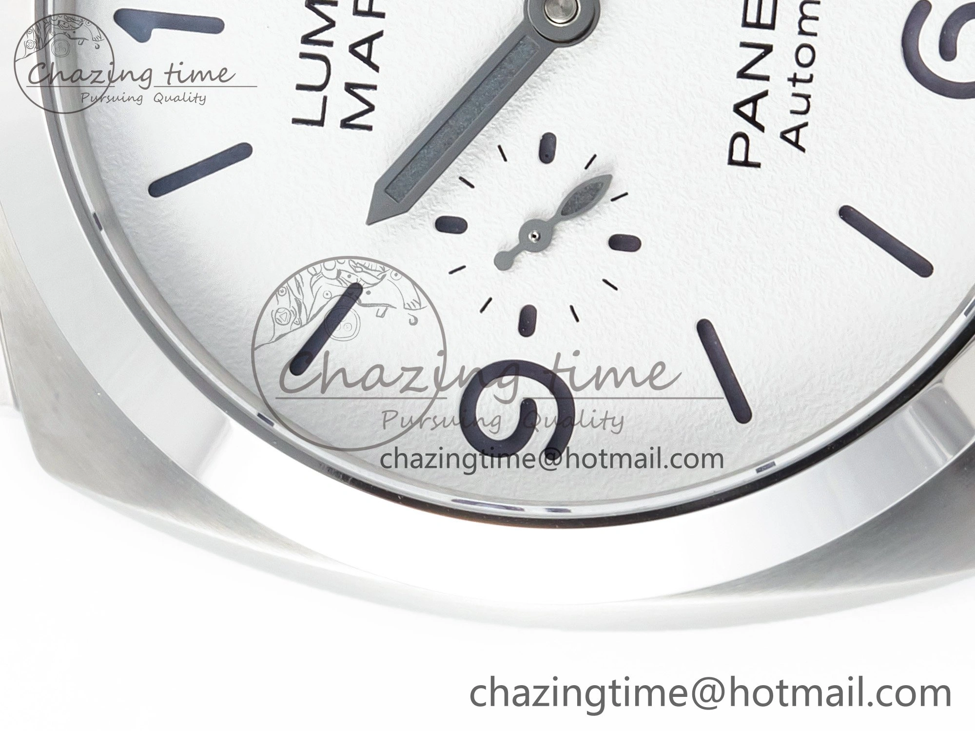 PAM 1314 TTF 1:1 Best Edition White Dial on Gray Asso Strap P.9010