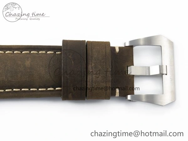 PAM 1314 TTF 1:1 Best Edition White Dial on Gray Asso Strap P.9010