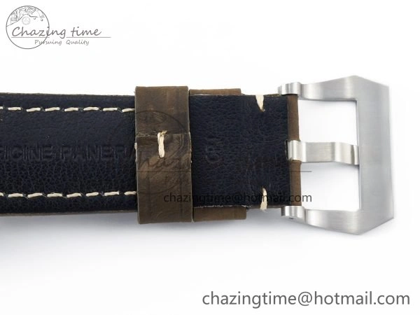 PAM 1314 TTF 1:1 Best Edition White Dial on Gray Asso Strap P.9010