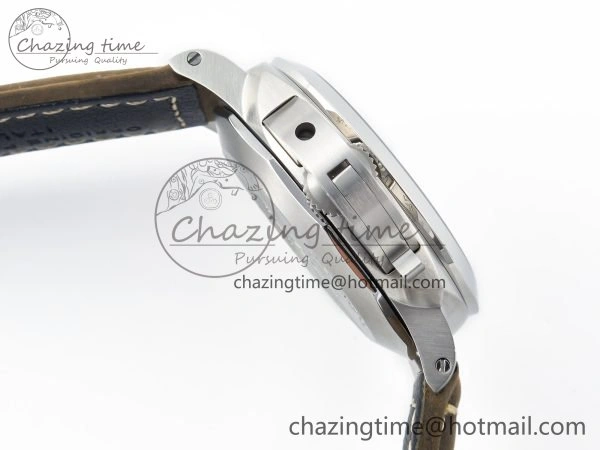 PAM 1314 TTF 1:1 Best Edition White Dial on Gray Asso Strap P.9010