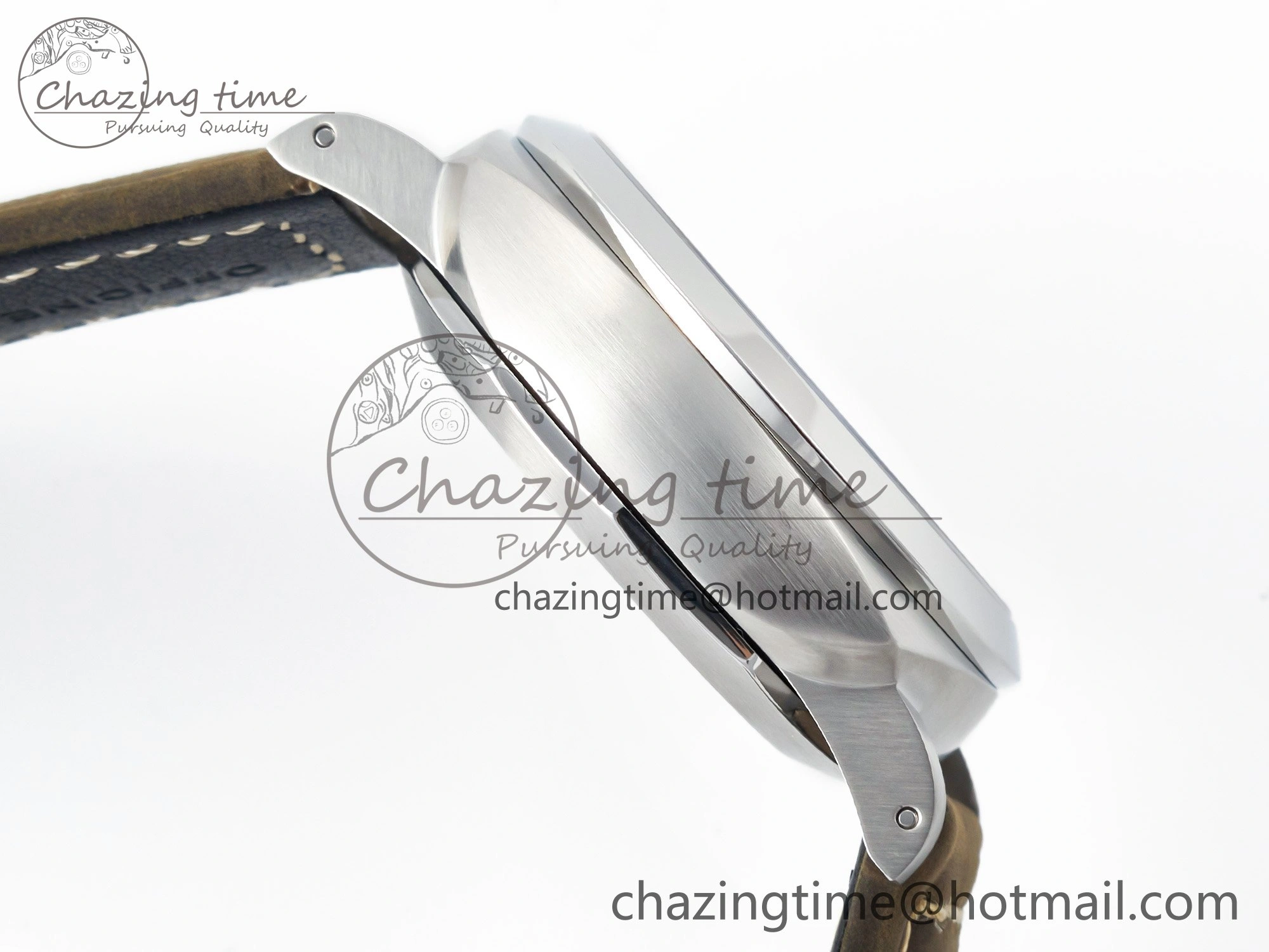 PAM 1314 TTF 1:1 Best Edition White Dial on Gray Asso Strap P.9010