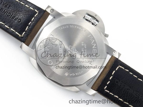 PAM 1314 TTF 1:1 Best Edition White Dial on Gray Asso Strap P.9010