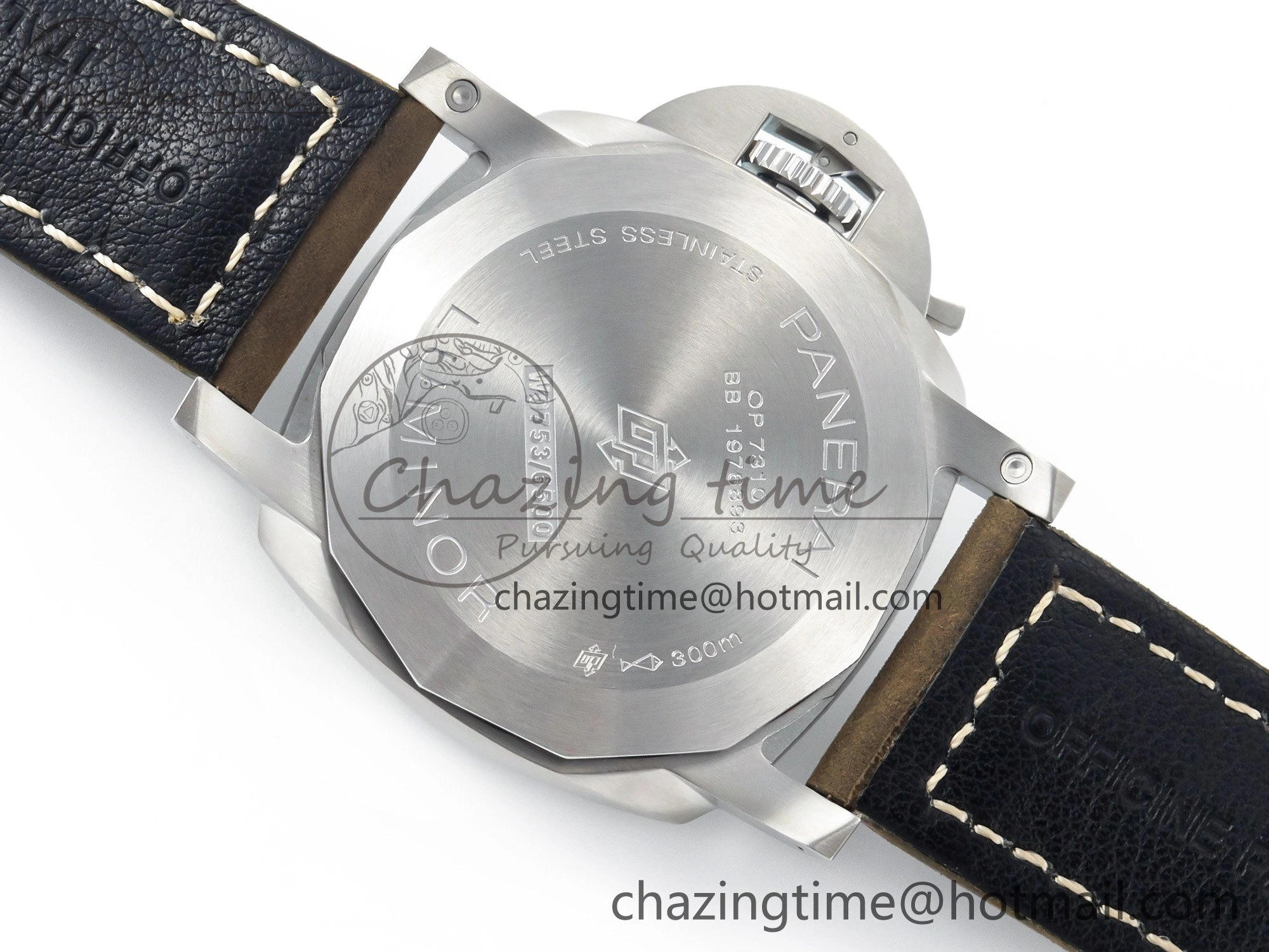 PAM 1314 TTF 1:1 Best Edition White Dial on Gray Asso Strap P.9010
