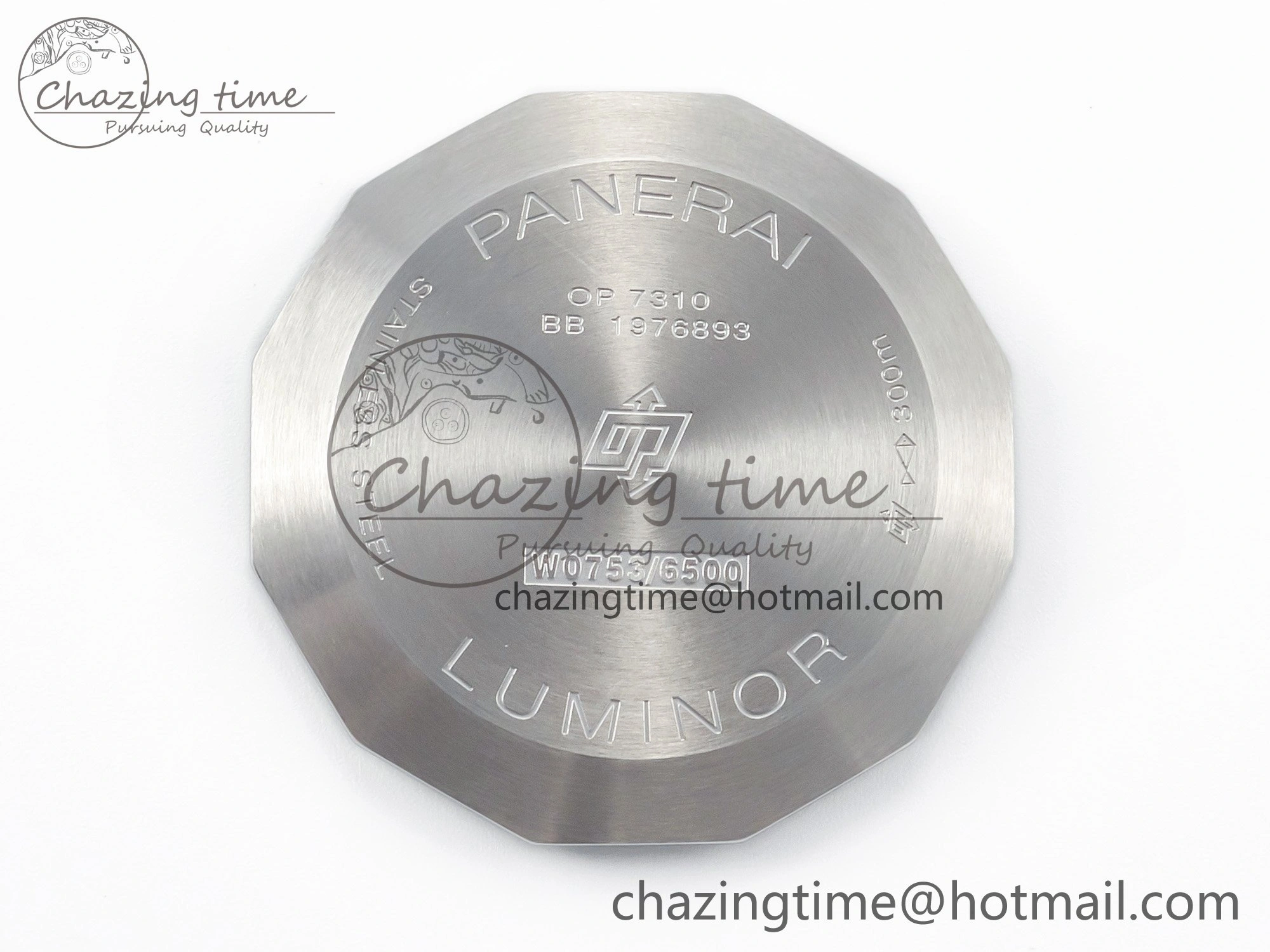 PAM 1314 TTF 1:1 Best Edition White Dial on Gray Asso Strap P.9010