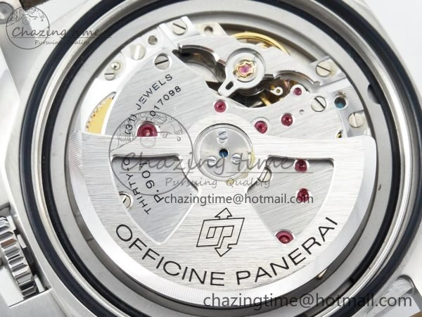 PAM 1314 TTF 1:1 Best Edition White Dial on Gray Asso Strap P.9010