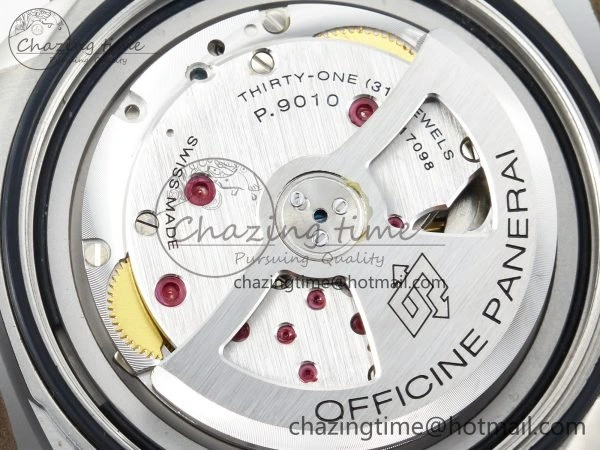 PAM 1314 TTF 1:1 Best Edition White Dial on Gray Asso Strap P.9010