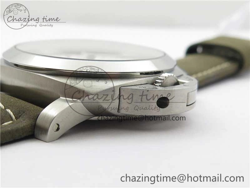PAM 1314 VSF 1:1 Best Edition White Dial on Gray Asso Strap P.9010 Clone