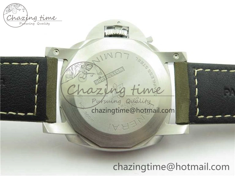 PAM 1314 VSF 1:1 Best Edition White Dial on Gray Asso Strap P.9010 Clone