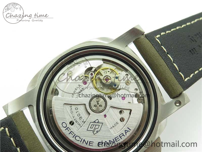 PAM 1314 VSF 1:1 Best Edition White Dial on Gray Asso Strap P.9010 Clone