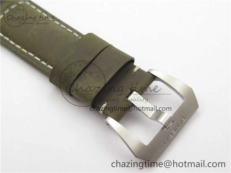 PAM 1314 VSF 1:1 Best Edition White Dial on Gray Asso Strap P.9010 Clone