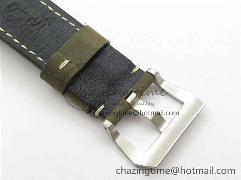 PAM 1314 VSF 1:1 Best Edition White Dial on Gray Asso Strap P.9010 Clone
