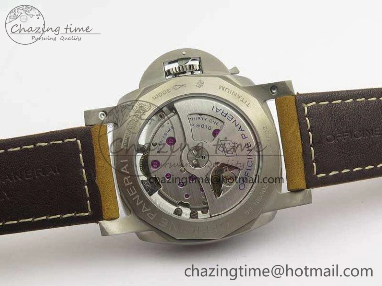 PAM 1351 S ZF 1:1 Best Edition Gray Dial On Asso Strap ZFP9010