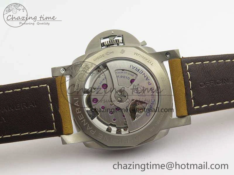 PAM 1351 S ZF 1:1 Best Edition Gray Dial On Asso Strap ZFP9010
