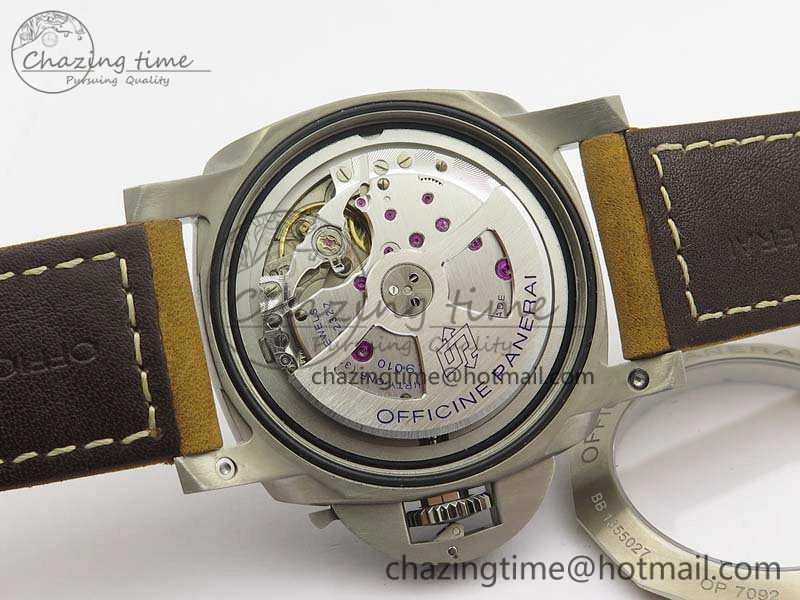 PAM 1351 S ZF 1:1 Best Edition Gray Dial On Asso Strap ZFP9010