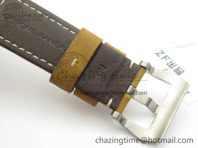 PAM 1351 S ZF 1:1 Best Edition Gray Dial On Asso Strap ZFP9010