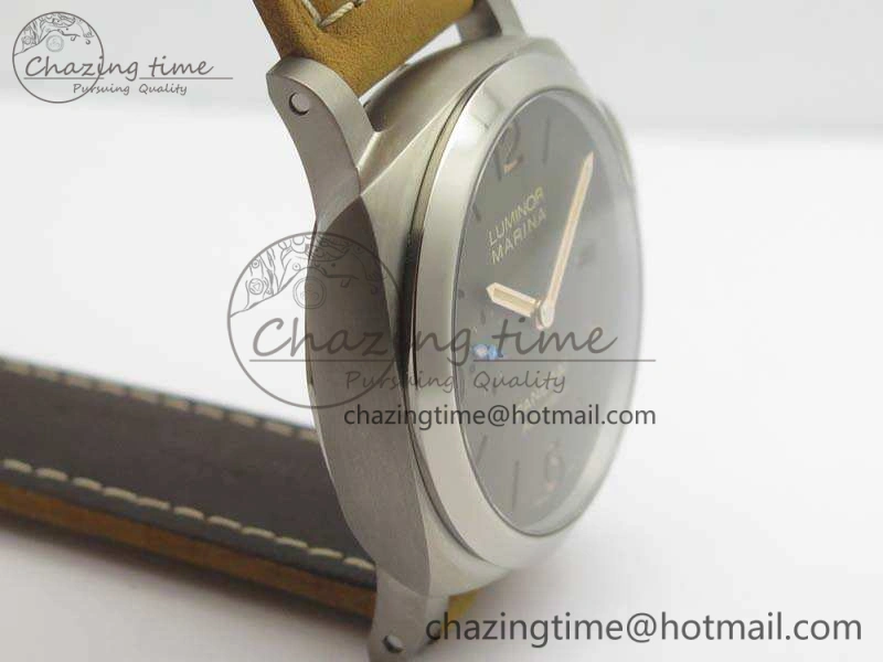 PAM 1351 S ZF 1:1 Best Edition Gray Dial On Asso Strap ZFP9010