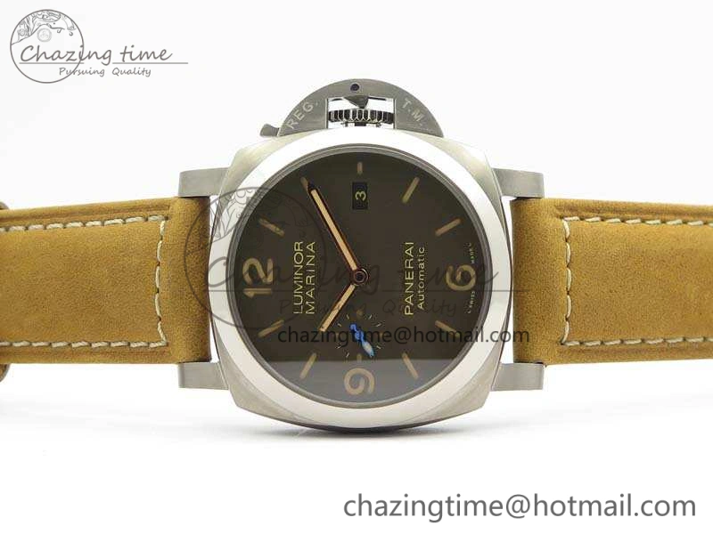 PAM 1351 S ZF 1:1 Best Edition Gray Dial On Asso Strap ZFP9010