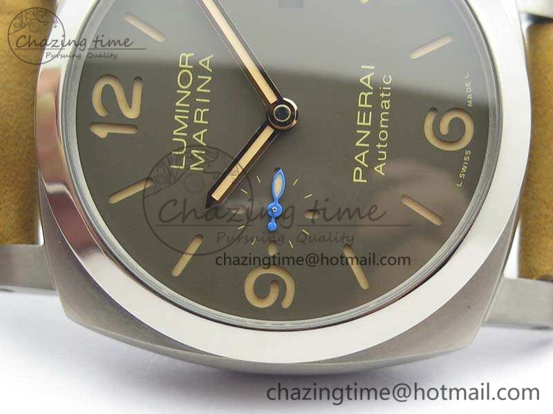 PAM 1351 S ZF 1:1 Best Edition Gray Dial On Asso Strap ZFP9010
