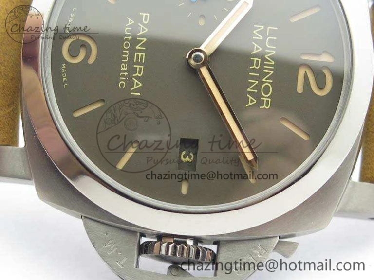 PAM 1351 S ZF 1:1 Best Edition Gray Dial On Asso Strap ZFP9010