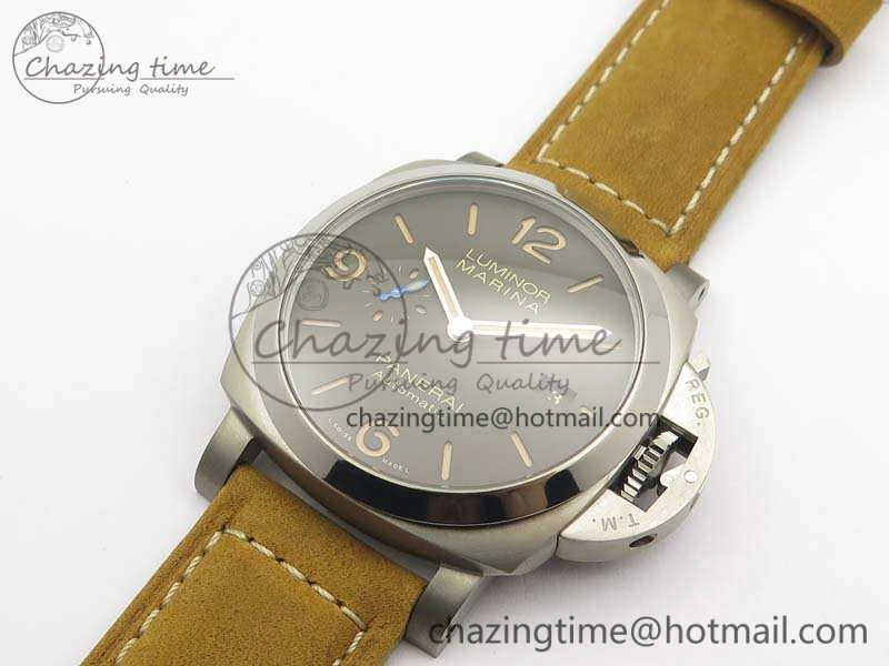 PAM 1351 S ZF 1:1 Best Edition Gray Dial On Asso Strap ZFP9010