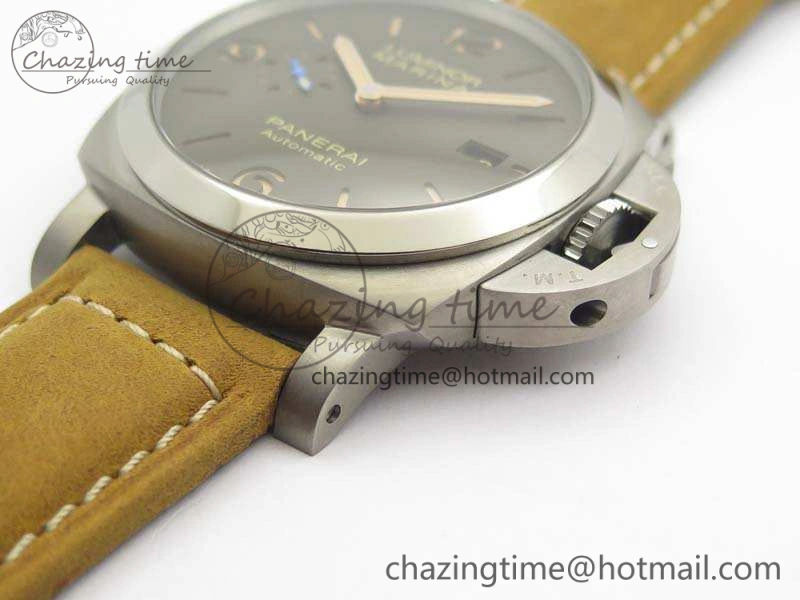 PAM 1351 S ZF 1:1 Best Edition Gray Dial On Asso Strap ZFP9010