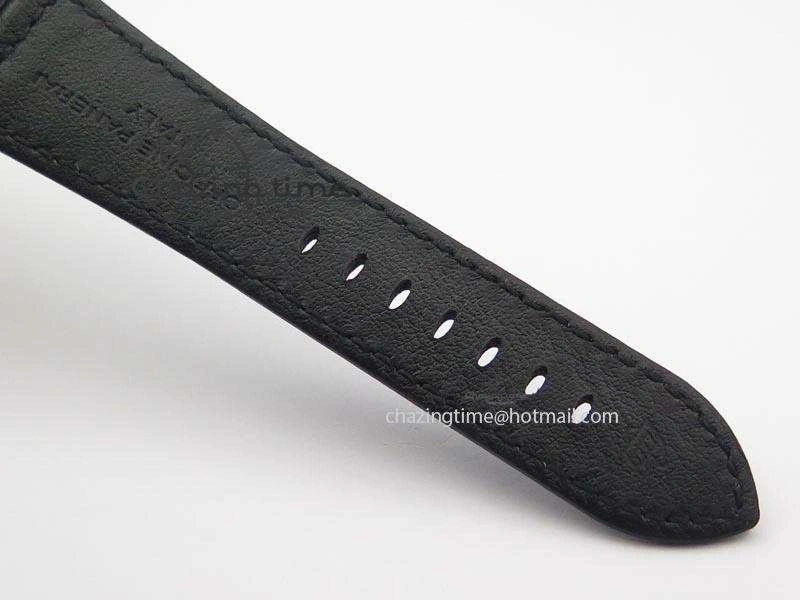 PAM 292J Real Ceramic ZF 1:1 Best Edition On Black Leather Strap A6497